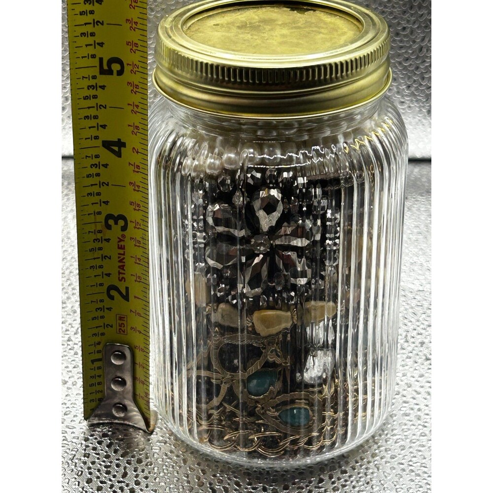 Vintage and Contemporary Wearable Mystery Jewelry Jar - Picture 5 of 6